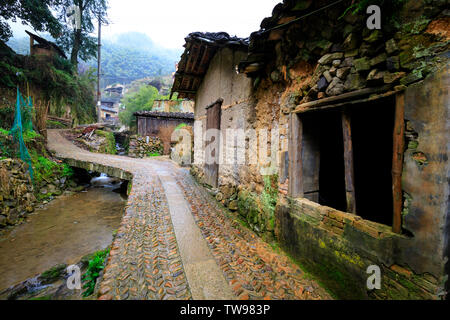 Lenggang Village, Lishui, Zhejiang Province Stock Photo