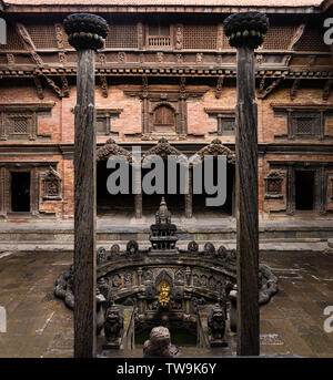 Moo Chuka in Durbar Square, Patan, Kathmandu,Nepal Stock Photo