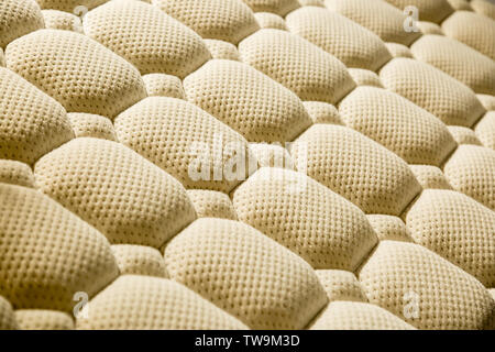 comfortable mattress closeup macro view pattern background Stock Photo
