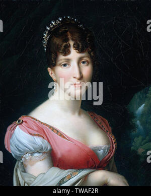 Anne-Louis Girodet de Roussy-Trioson - Hortense Beauharnais 1809 Stock Photo