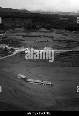 Tengchong mountain village scenery Stock Photo