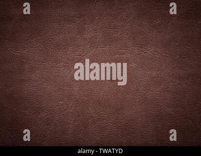 Close up of brown leather background Stock Photo