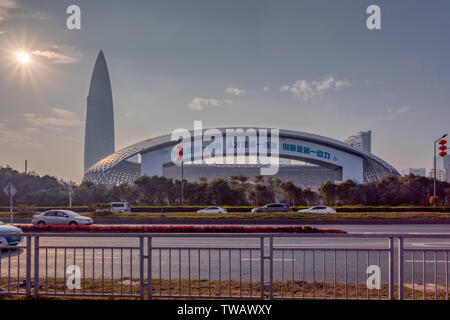 Shenzhen Bay China Resources Sports Centre Stock Photo