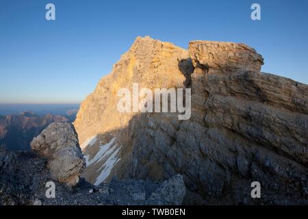 Karwendel mountains at sunset, Tyrol, Austria Stock Photo - Alamy