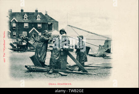 Deal Boatmen, Kent Stock Photo