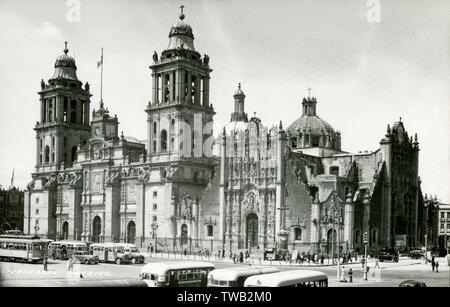 Mexico - Cathedral, Mexico City Stock Photo