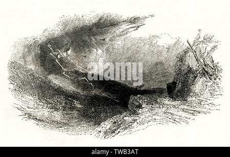 Illustration, Macbeth, by William Shakespeare Stock Photo