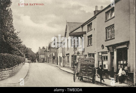 The Lamb and Flag Hotel at Little Haywood, Staffordshire Stock Photo