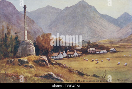 massacre of glencoe memorial highlands scotland uk mcian chief of the ...