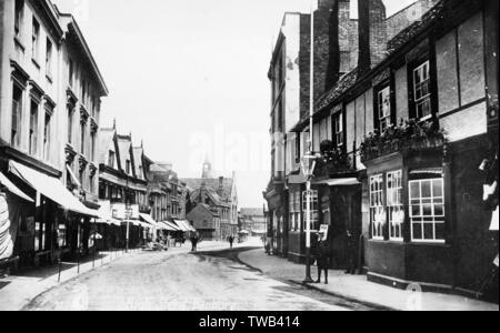 Banbury High Street, Banbury, Oxfordshire, England, United Kingdom ...