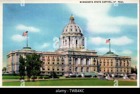 State Capitol Building, St Paul, Minnesota, USA Stock Photo