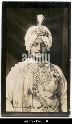 Maharaja Bhupinder Singh of Patiala, Indian ruler Stock Photo