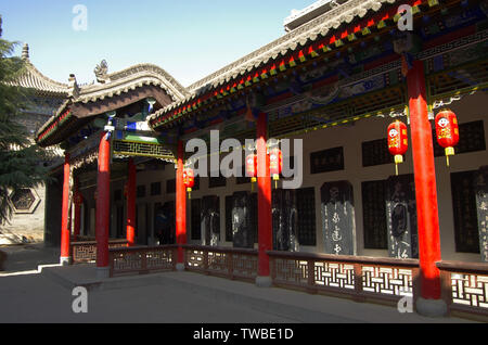 Ancient architecture of Xiangji Temple in Xi'an Stock Photo