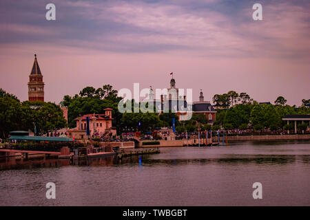 Orlando, Florida. May 16. 2019. in Epcot at Walt Disney World Stock Photo