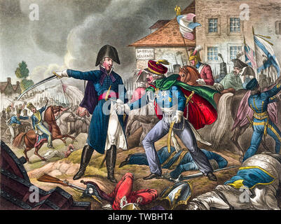 Battle of Waterloo (Belle Alliance), 1815 Stock Photo - Alamy