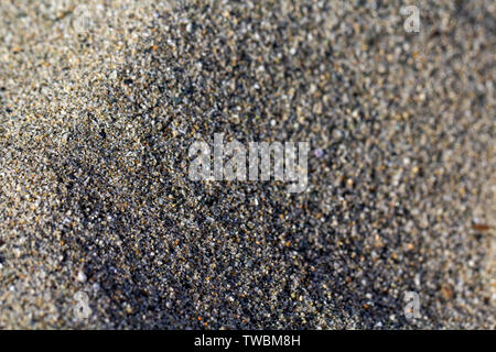 Sand texture on the a beach Stock Photo