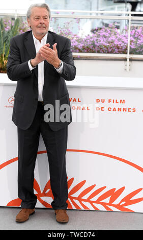 Alain Delon photo call at the 72nd Cannes Film Festival Featuring: Alain Delon Where: Cannes, United Kingdom When: 19 May 2019 Credit: WENN.com Stock Photo