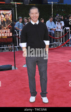 LOS ANGELES, CA. August 11, 2008: Reggie Lee at the Los Angeles premiere of 'Tropic Thunder' at the mann Village Theatre, Westwood. © 2008 Paul Smith / Featureflash Stock Photo