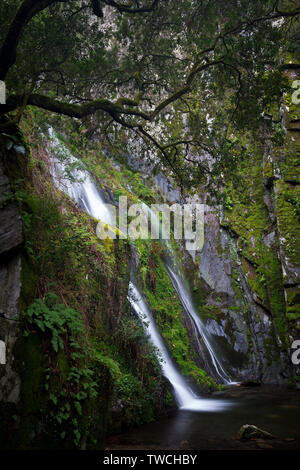 Fraga da Pena waterfall in Serra do Açor. Portugal Stock Photo