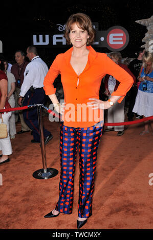 LOS ANGELES, CA. June 21, 2008: Actress Sigourney Weaver at the world premiere of her new movie Disney Pixar's 'Wall-E' at the Greek Theatre, Los Angeles. © 2008 Paul Smith / Featureflash Stock Photo