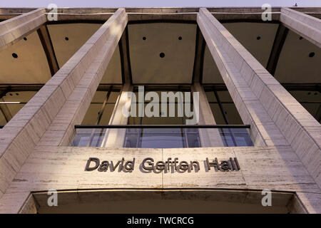 David Geffen Hall Lincoln Center Manhattan NYC Stock Photo