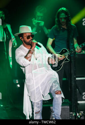 Sting and Shaggy perform at Camden's legendary music venue, The Roundhouse Featuring: Shaggy Where: London, United Kingdom When: 19 May 2019 Credit: John Rainford/WENN Stock Photo