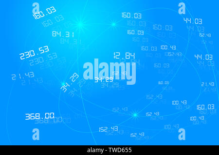Digital Constructed Network Technology Big Data Background Stock Photo