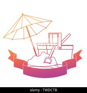 straw picnic basket on white background Stock Vector