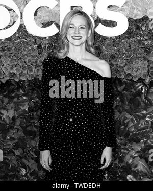 New York, NY - June 09, 2019: Laura Linney attends the 73rd Annual Tony Awards at Radio City Music Hall Stock Photo