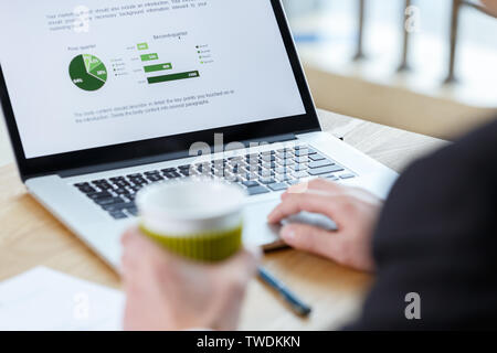 Comment financial reports Stock Photo
