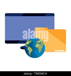 copyright of intellectual digital computer vector illustration design Stock Vector