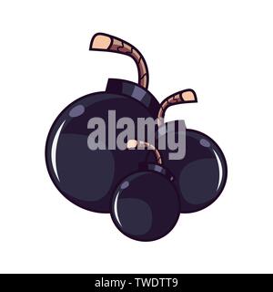 comic bombs explosion pop art white backgroundillustrate Stock Vector