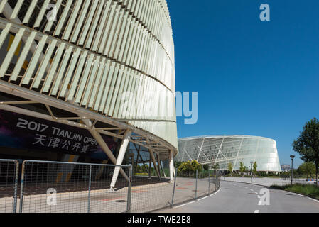 Tianjin International Tennis Center Stock Photo