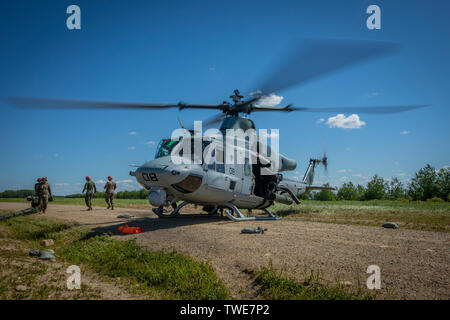 Cold lake Air Weapons Range Saskatchewan Canada Shown on a road map or ...