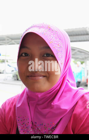 Portrait of a woman wearing hijab Stock Photo