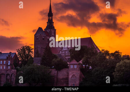 Altstadt Tangermünde, Altmark, Sachsen-Anhalt Stock Photo