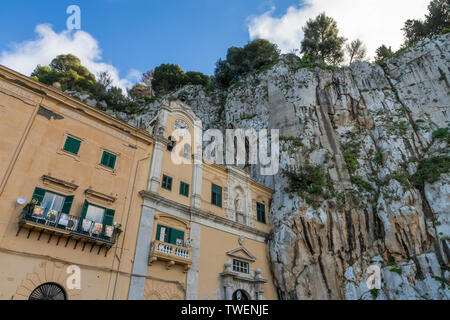 Santa Rosalia Sanctuary on Mount Pellegrino, Palermo, Sicily, Italy, Europe Stock Photo