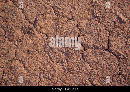 Red soil texture background Stock Photo