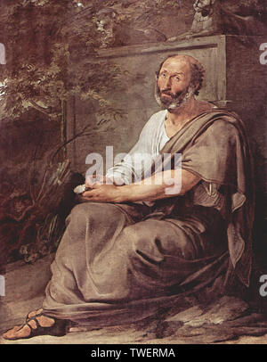 Francesco Hayez - Aristoteles 1811 Stock Photo