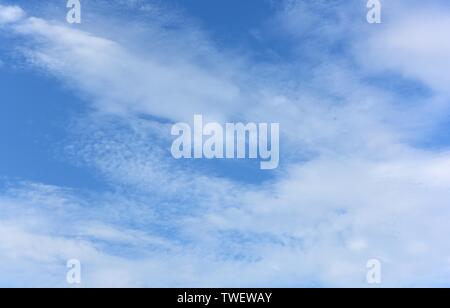 Blue Sky White Cloud Stock Photo
