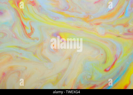 Abstract background of colored propylene pigment formation Stock Photo