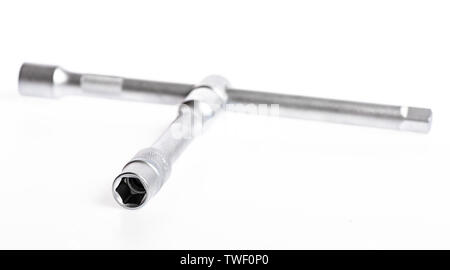 socket wrench isolated on white background. Set of tools isolated on white background. Torx tool Socket Drive Sockets Set. Ratchet Driver Kits. Stock Photo