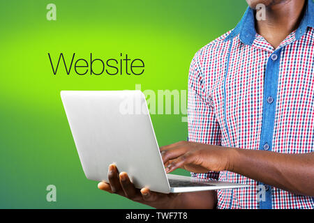 Website under construction concept Stock Photo