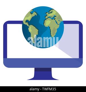 copyright of intellectual digital computer vector illustration design Stock Vector