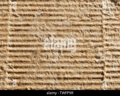 Texture of thermal insulation, rockwool, mineral wool. Stock Photo