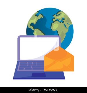 copyright of intellectual digital world vector illustration design Stock Vector