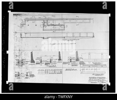 Plan of Typical Panel - Brotherhood of Locomotive Engineers Building, 1365 Ontario Street, Cleveland, Cuyahoga County, OH Stock Photo