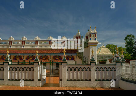 22-Aug-2009-Kanadukathan Palace, Chettinad Kanadukathan Palace, Chettinad, Tamil Nadu, India. Stock Photo