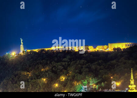 Monument of Liberty Statue on Citadella, Budapest Stock Photo