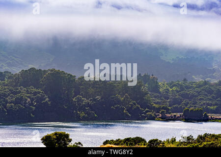 Upper Crystal Springs Reservoir part of the San Mateo Creek